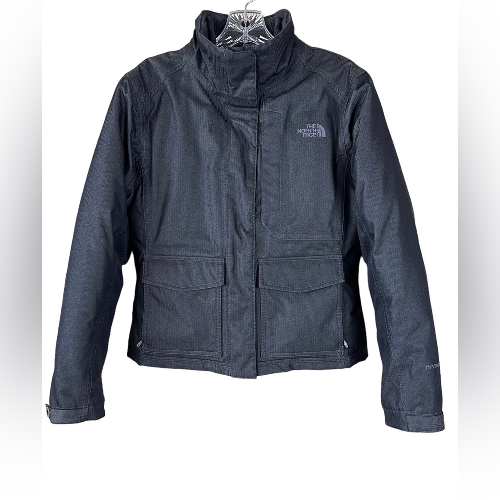 The North Face Hyvent Fleece and Goose Down Insulated Black Jacket Sz S